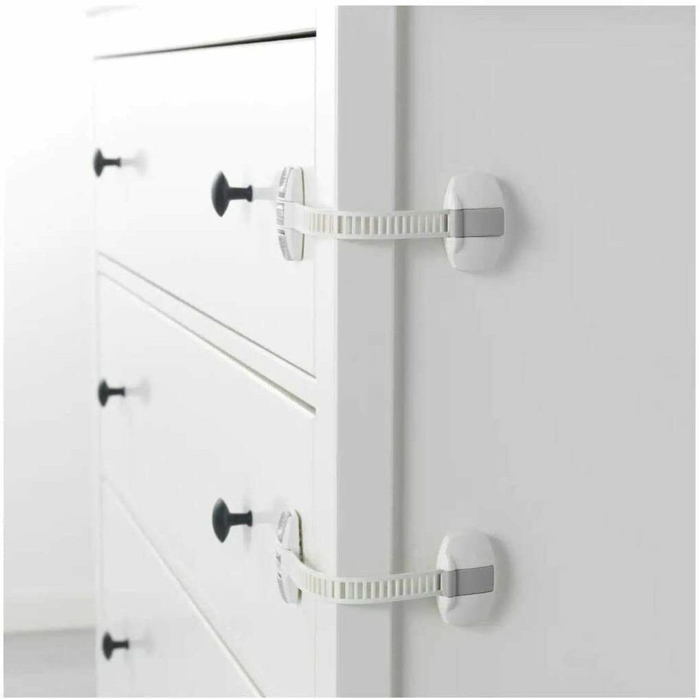 8 Packs : IKEA FAMILY CHILD SAFETY LOCKS PATRULL 3 - 7 3/4"